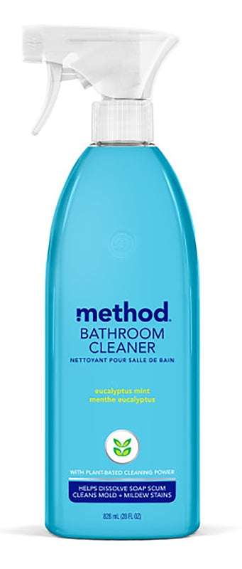 METHOD method 8 Bathroom Cleaner, 28 oz, Liquid, Herbaceous, Colorless/Translucent
