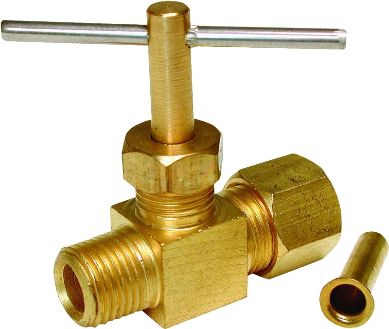 DIAL Dial 9421 Needle Valve, Straight, Brass, For: Evaporative Cooler Purge Systems
