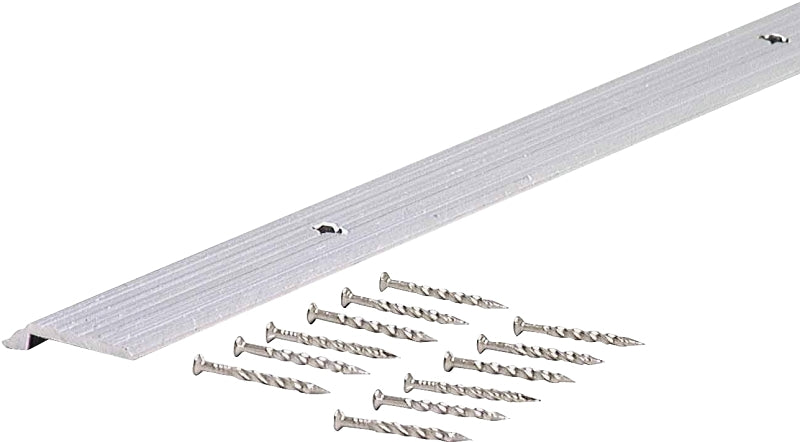 M-D M-D 78030 Tile Edge, 36 in L, 3/4 in W, Aluminum, Silver