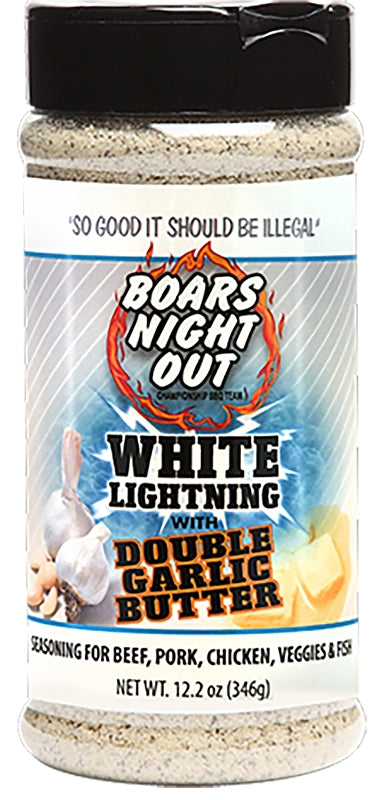 BOARS NIGHT OUT Boar's Night Out OW86508 BBQ Seasoning, Garlic Butter, 12.2 oz Jar OUTDOOR LIVING & POWER EQUIPMENT BOARS NIGHT OUT