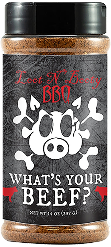 LOOT N BOOTY Loot N' Booty BBQ OW88400 BBQ Rub, 14 oz Bottle OUTDOOR LIVING & POWER EQUIPMENT LOOT N BOOTY