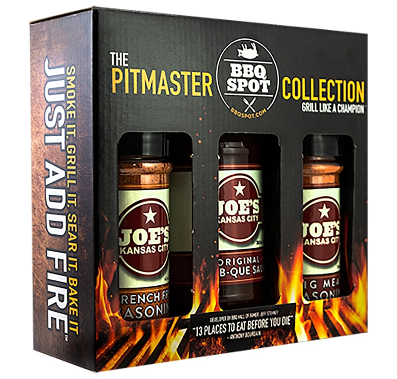 JOE'S KANSAS CITY Joe's Kansas City Bar-B-Que Pitmaster Series OW89072 BBQ Gift Pack, 3 lb OUTDOOR LIVING & POWER EQUIPMENT JOE'S KANSAS CITY