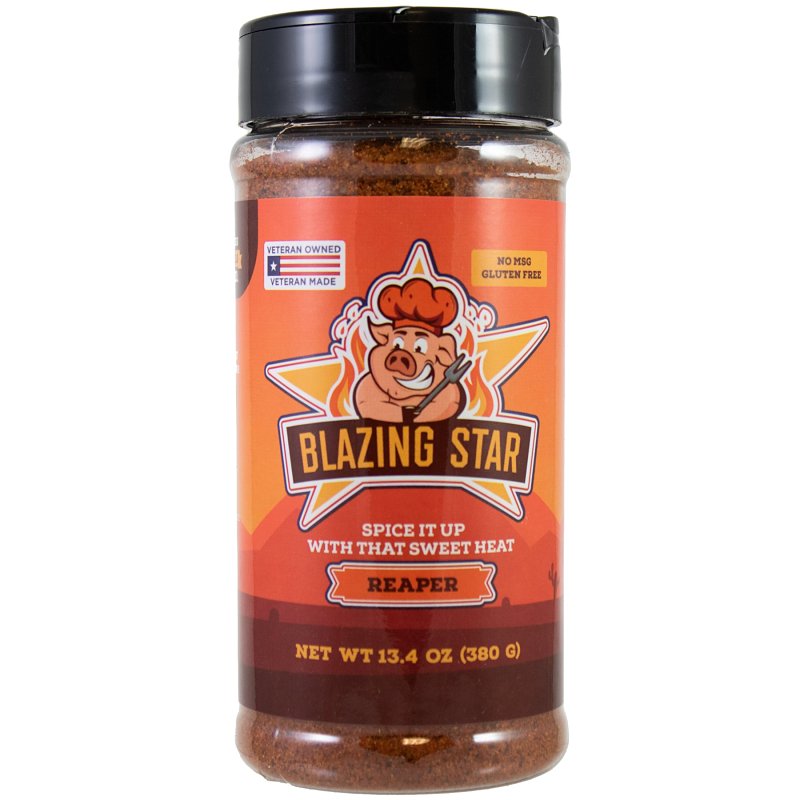 BLAZING STAR Blazing Star BZ00100-C Rub Seasoning, Reaper, Sweet Heat, 13.4 oz OUTDOOR LIVING & POWER EQUIPMENT BLAZING STAR