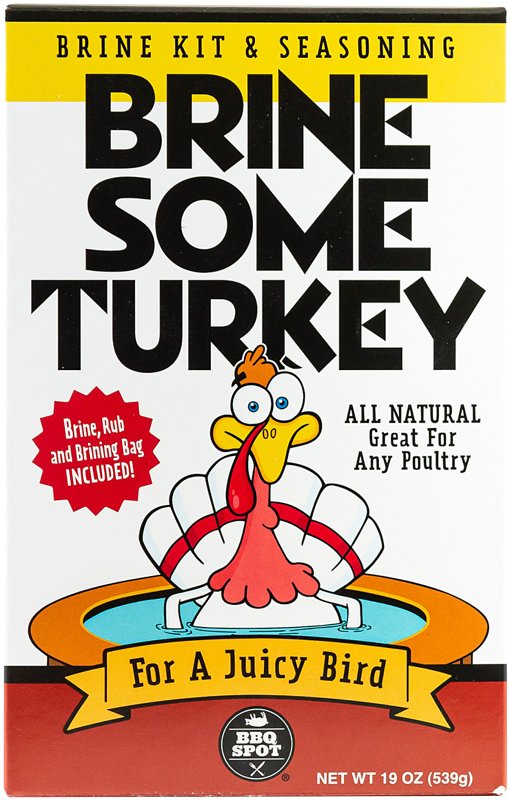 BRINE SOME TURKEY BBQ Spot OW85235 Brine Some Seasoning, 19 oz OUTDOOR LIVING & POWER EQUIPMENT BRINE SOME TURKEY