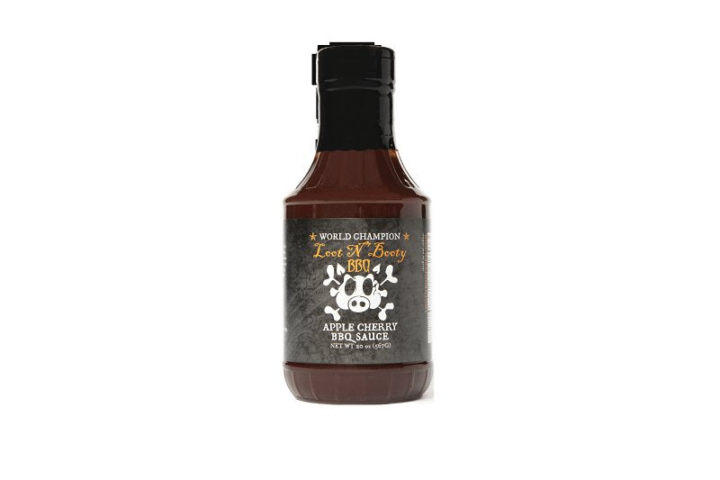 LOOT N BOOTY Loot N' Booty BBQ LB02104 BBQ Sauce, Apple Cherry, 20 oz Bottle OUTDOOR LIVING & POWER EQUIPMENT LOOT N BOOTY