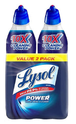 LYSOL Lysol 1920079174 Toilet Bowl Cleaner, 24 fl-oz Angle Neck Bottle, Liquid, Wintergreen, Dark Blue
