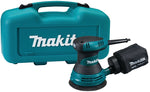 MAKITA Makita BO5030K Series Random Orbit Sander, Includes: (1) Dust Bag (166078-4), (1) Plastic Tool Case (183782-0), 3 A