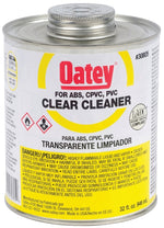 OATEY Oatey 30805 Pipe Cleaner, Liquid, Clear, 32 oz