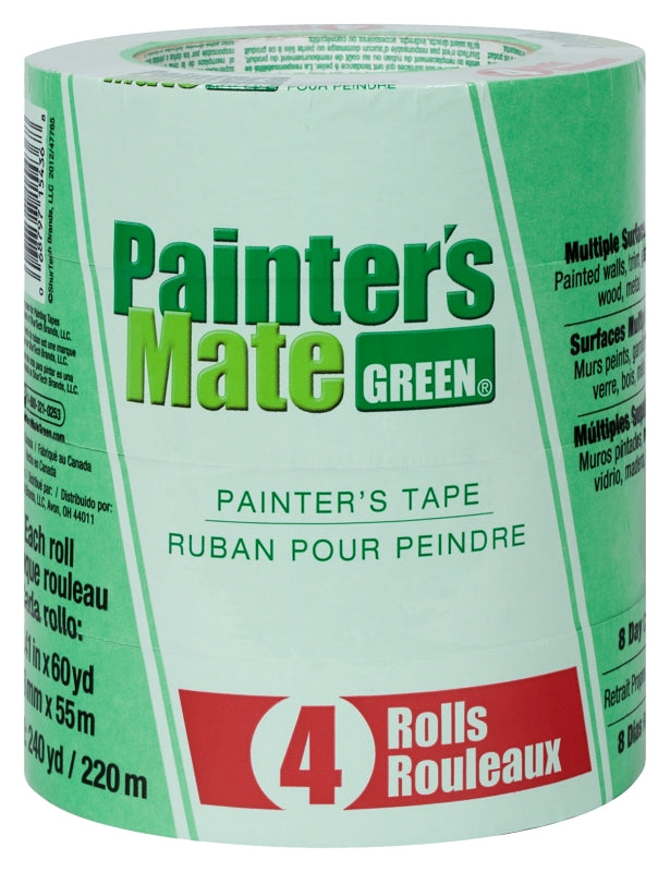PAINTER'S MATE TAPE PNTRS GRN 4PK 1.41INX60YD