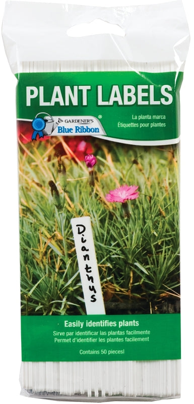MAT - MIDWEST AIR TECHNOLOGY Woodstream T022B T-Label, White Background, Dimensions: 5 in L, 50/PK LAWN & GARDEN MAT - MIDWEST AIR TECHNOLOGY