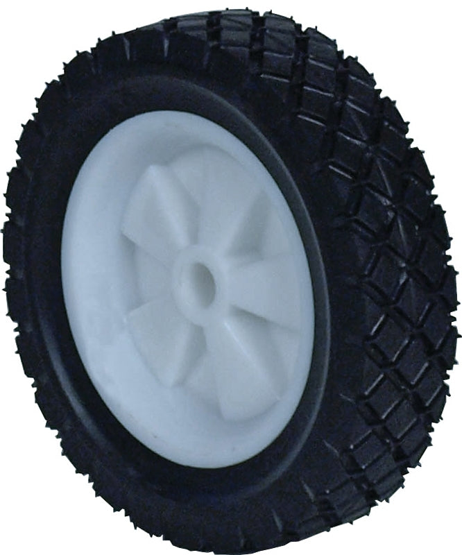 MARTIN WHEEL MARTIN Wheel 615P-OF Lawn Mower Wheel, Semi-Pneumatic, Universal, Plastic/Rubber OUTDOOR LIVING & POWER EQUIPMENT MARTIN WHEEL