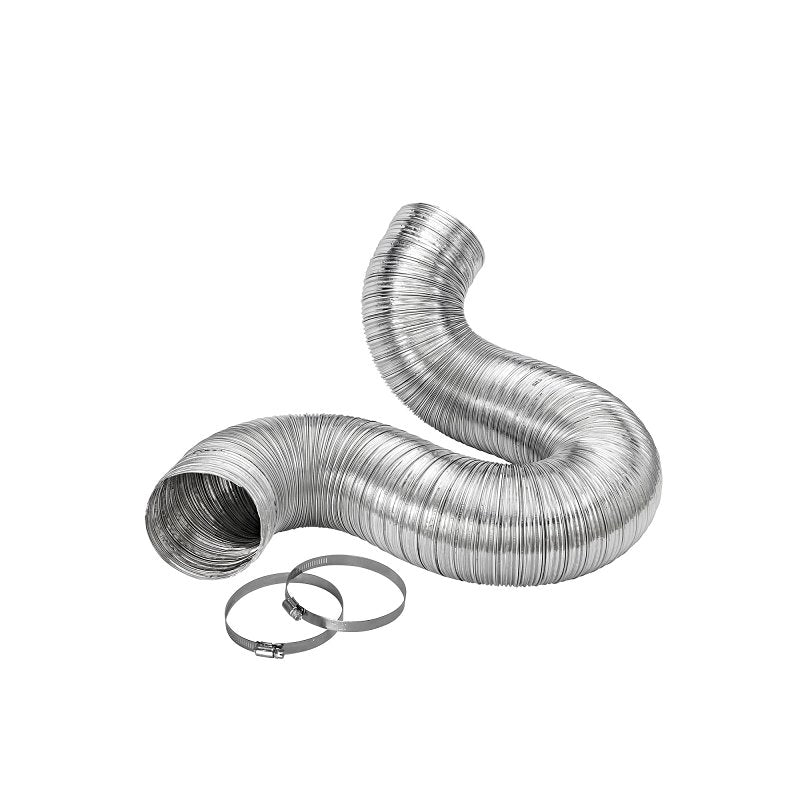LAMBRO Lambro 3120UL Semi-Rigid Transition Duct Kit, 4 in, 8 ft L, Aluminum PLUMBING, HEATING & VENTILATION LAMBRO