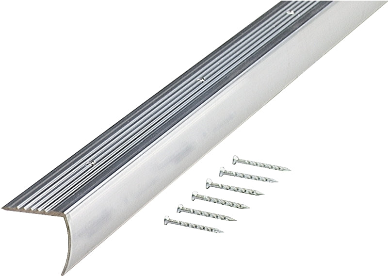 M-D M-D 66266 Stair Edging, 75 in L, 1.28 in W, Aluminum