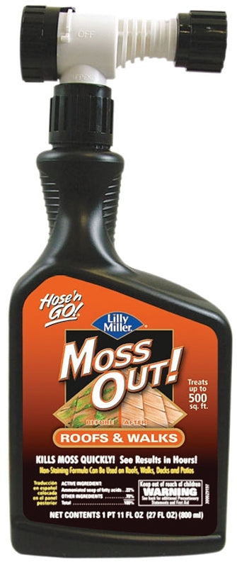 MOSS OUT Moss Out! 100503872 Moss Killer, Liquid, Spray Application, 27 oz Bottle