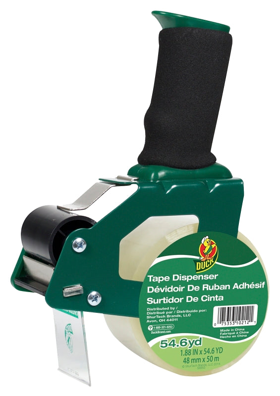 DUCK Duck 669332 Tape Dispenser, 1.88 in Max Tape W, Clear PAINT DUCK