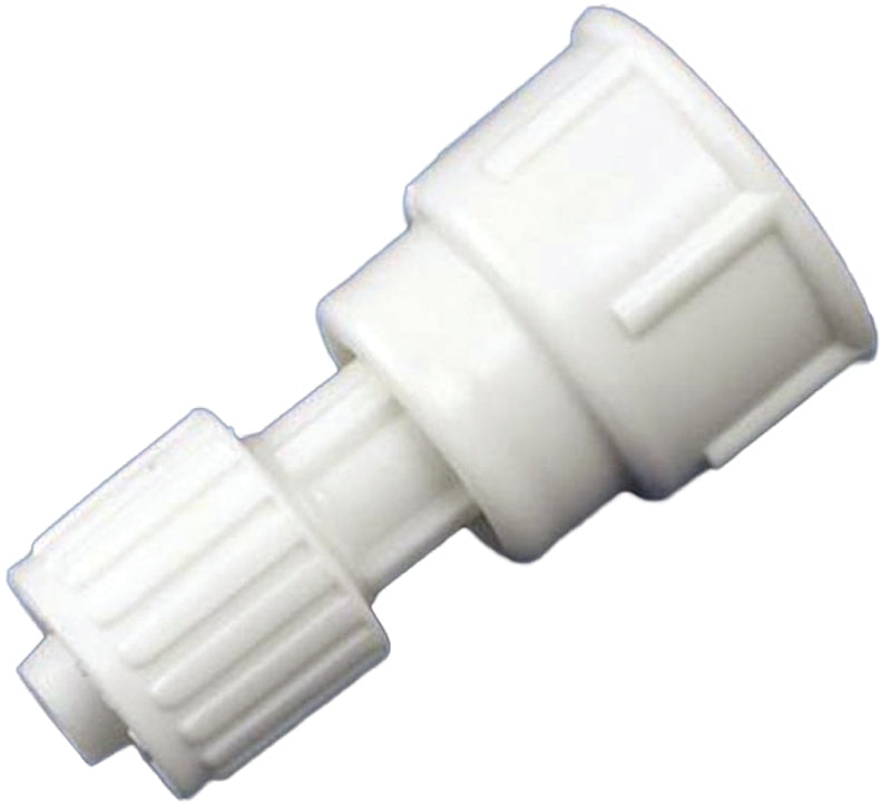 FLAIR-IT Flair-It 16869 Tube Adapter, 3/8 x 3/4 in, PEX Ballcock, PEX-A, PEX-B, Polyoxymethylene, White LAWN & GARDEN FLAIR-IT