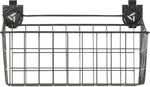 GLADIATOR Gladiator GAWU18BKBH Wire Basket, 35 lb, Steel, Graphite