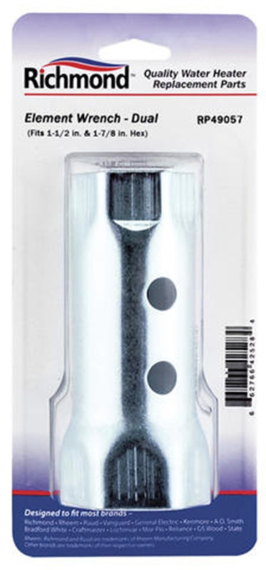 RICHMOND Richmond RP49057 Element Wrench, SAE, 1-1/2 in, 1-7/8 in Head, 5 in L PLUMBING, HEATING & VENTILATION RICHMOND