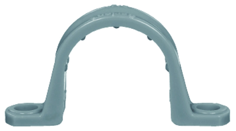 CARLON Carlon E977EC20-UPC Conduit Clamp, 3/4 in, 2-13/32 in L, PVC, Gray, 20/BAG ELECTRICAL CARLON