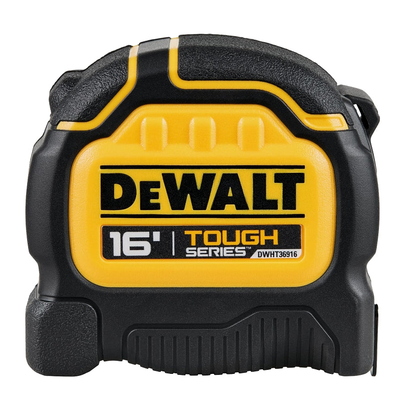 DEWALT DEWALT Tough Series DWHT36916S Tape Measure, 16 ft L Blade, 1-1/4 in W Blade, Steel Blade, Plastic Case