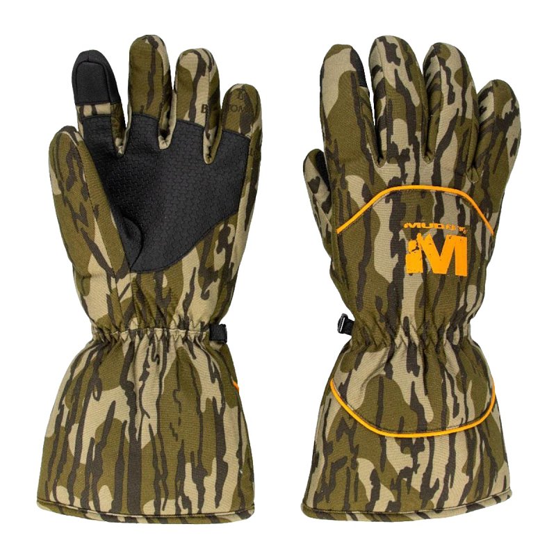MUDDY Muddy TRX Series WTP-GLV-MOB-M Insulated Gloves, Men's, M, Tech-Touch Thumb, Elastic Wrist Cuff, Polyurethane Palm