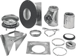 SELKIRK Selkirk 206622 Thru-the-Wall Support Kit, Stainless Steel, For: Model SSII