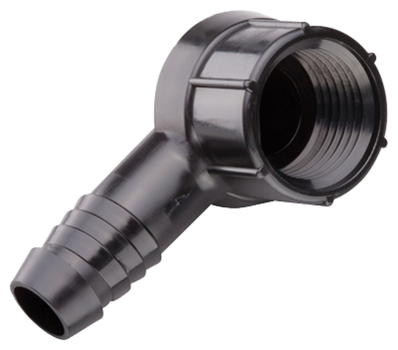 RAINBIRD Rain Bird SWGF050 Swing Pipe Elbow, 1/2 in Connection, FNPT, Polyoxymethylene, Black