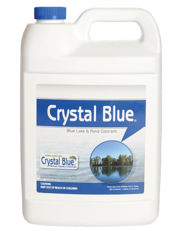 SANCO INDUSTRIES Sanco 00111 Crystal Blue Pond Dye, Liquid, Blue, 1 gal