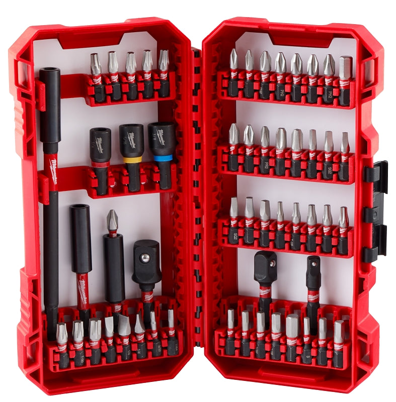 MILWAUKEE Milwaukee SHOCKWAVE Impact Duty Series 48-32-4096 Driver Bit Set, 55-Piece, All-Purpose, Alloy Steel