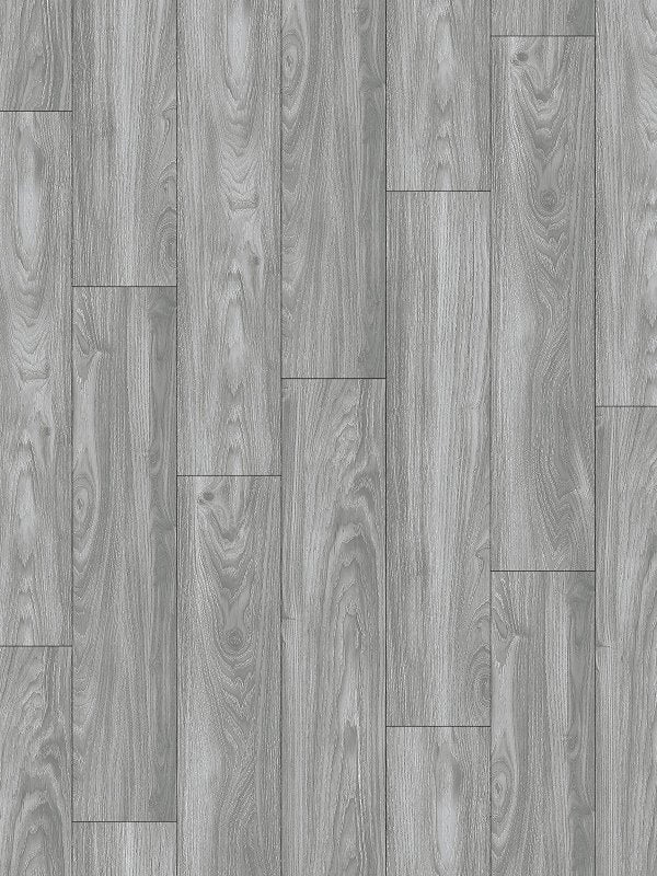 CM TRADING INC DBA ProSelect Design ProFloor PF801 Flooring Plank, 48 in L, 7 in W, Stone Plastic Composite/Vinyl, Starlite Gray BUILDING MATERIALS CM TRADING INC DBA