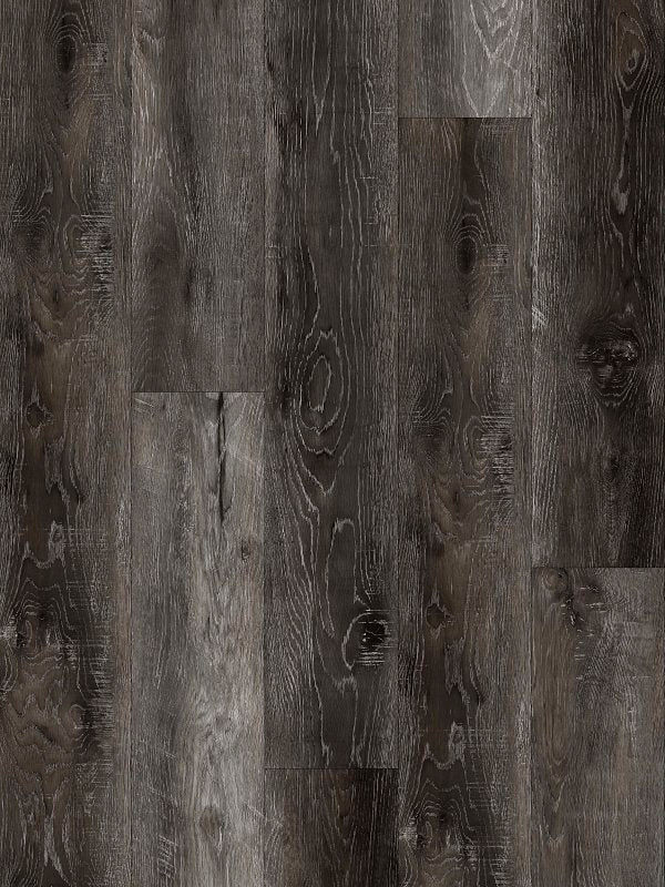 CM TRADING INC DBA ProSelect Design ProFloor PF805 Flooring Plank, 48 in L, 7 in W, Stone Plastic Composite/Vinyl, Stormy Gray BUILDING MATERIALS CM TRADING INC DBA