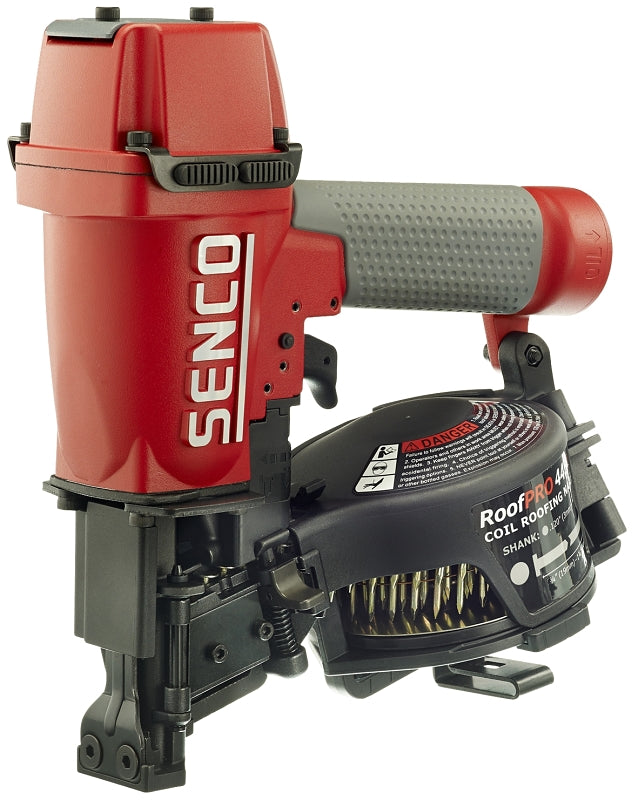 SENCO PRODUCTS Senco RoofPro Series 8V0001N Roofing Nailer, 120 Magazine, 15 deg Collation, 3.86 scfm Air