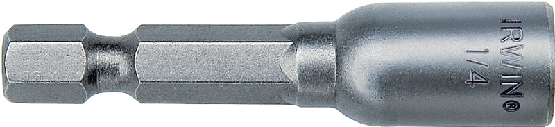 IRWIN Irwin 3547121C Nutsetter, 7/16 in Dia, 1/4 in Drive, Lobular Drive, 1-7/8 in L, 1/4 in L Shank, 1/PK TOOLS IRWIN