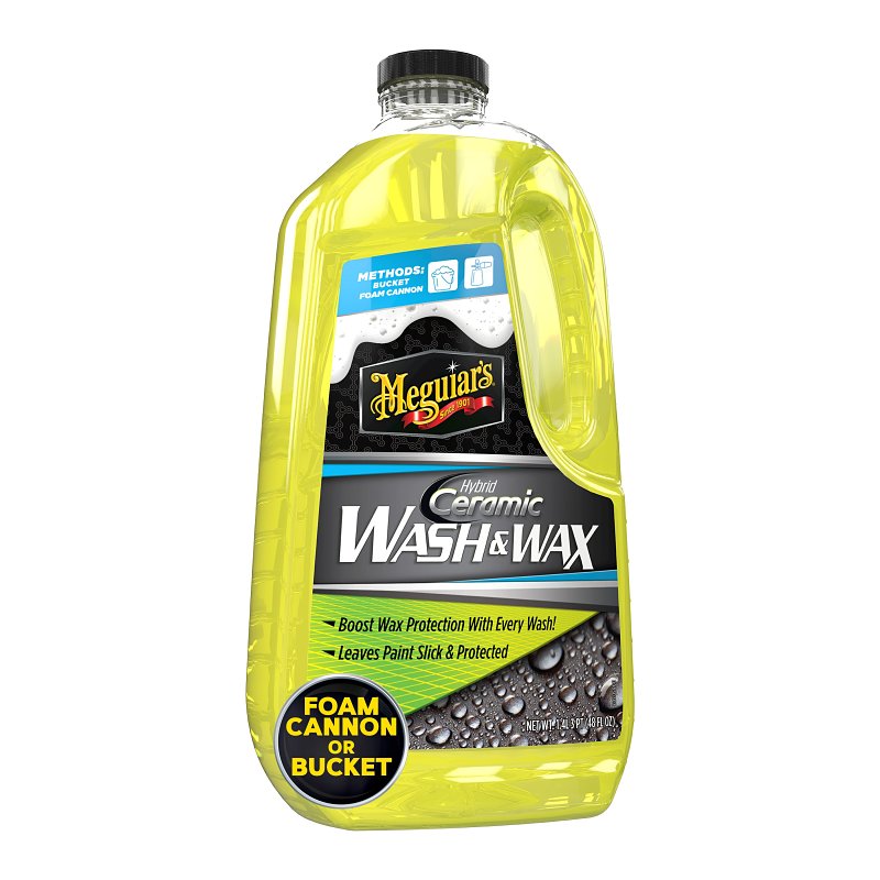 MEGUIAR'S Meguiar's G240748 Hybrid Ceramic Wash and Wax, 48 oz Bottle, Liquid AUTOMOTIVE MEGUIAR'S