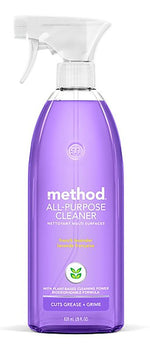 METHOD method 00005 Cleaner, 28 oz Aerosol Can, Liquid, French Lavender, Clear CLEANING & JANITORIAL SUPPLIES METHOD