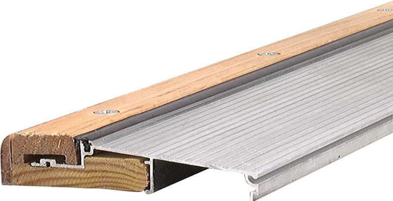 M-D M-D TH394 Series 78618 Sill, 73 in L, 5-5/8 in W, Aluminum, Silver