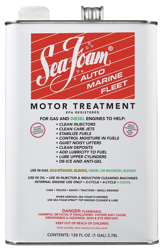 SEA FOAM Sea Foam SF128 Motor Treatment, 1 gal Can AUTOMOTIVE SEA FOAM