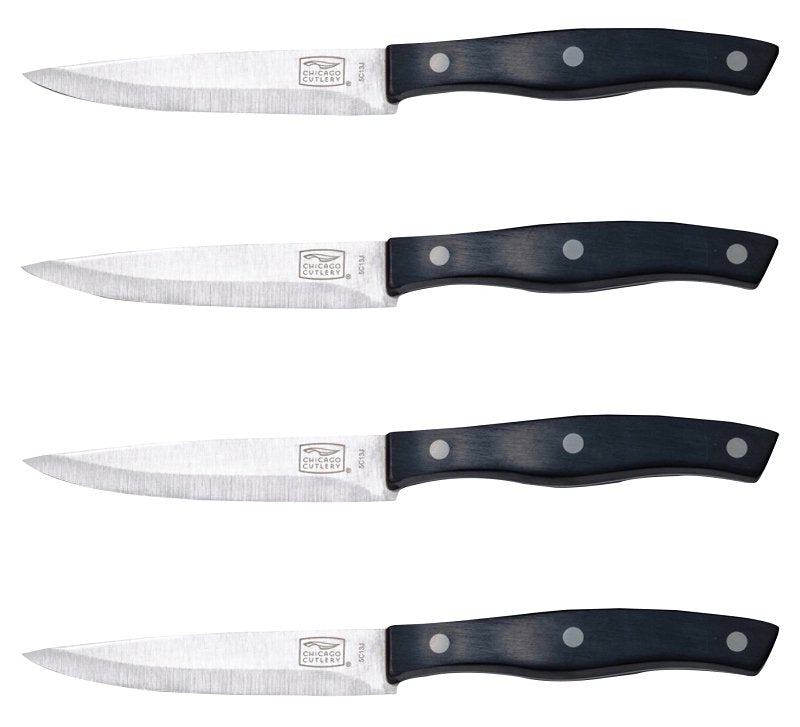 CHICAGO CUTLERY Chicago Cutlery Ellsworth 1137218 Steak Knife Set, 4 -Piece, Stainless Steel HOUSEWARES CHICAGO CUTLERY