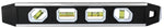 HULTAFORS Johnson 1421-1200 Torpedo Level, 12 in L, 4-Vial, Magnetic, Aluminum