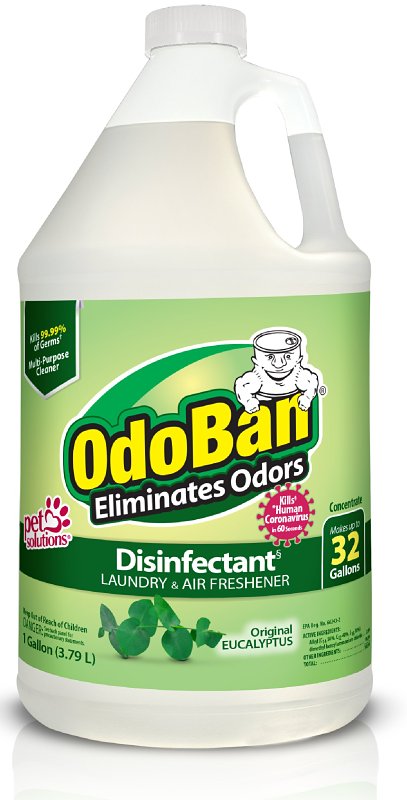 ODOBAN Odoban 911061-G4 Eliminator and Disinfectant, 1 gal Bottle, Eucalyptus