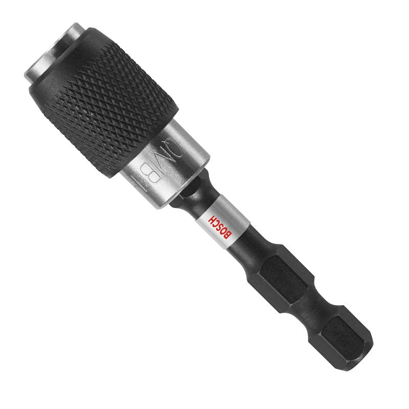 S-B POWER TOOL Bosch Impact Tough ITBHQC201 Bit Holder, 2 in Drive, Hex Drive, 1/4 in Shank, Alloy Steel TOOLS S-B POWER TOOL