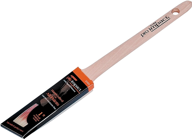 LINZER Linzer WC 2163-1 Paint Brush, 1 in W, 2 in L Bristle, Polyester Bristle, Sash Handle