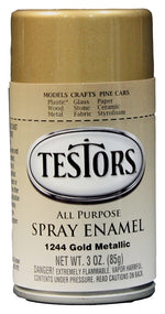 TESTORS Testors 1244T Craft Paint, Metallic, Gold, 3 oz, Bottle PAINT TESTORS