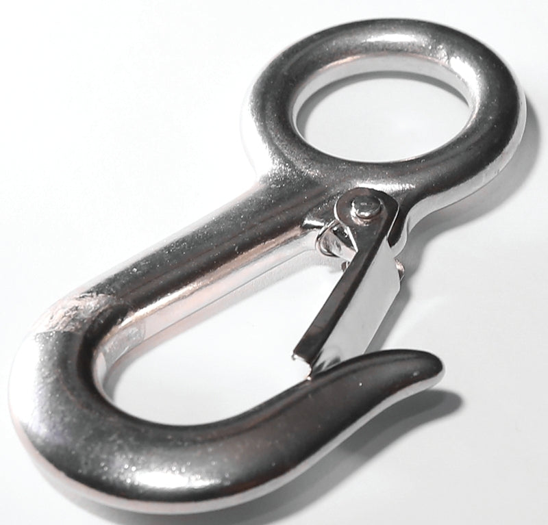 BARON Baron 2311S-1-1/8 Spring Snap, 3/4 in Snap Opening, 4-5/8 in L Dimensions, 400 lb Working Load, Stainless Steel