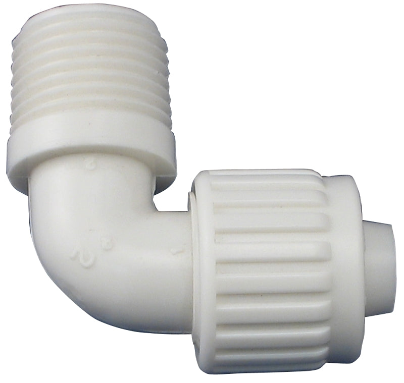 FLAIR-IT Flair-It PEXLOCK 16803 Pipe Elbow, 1/2 in, MPT, 90 deg Angle LAWN & GARDEN FLAIR-IT