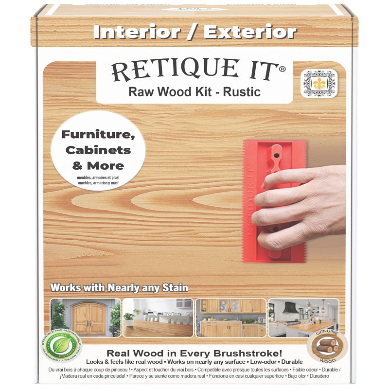 DECOART LLC Retique It RQ-RW16-RUST-1B Raw Wood Kit, Matte