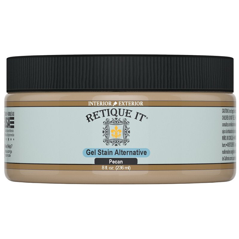 DECOART LLC Retique It RQ-GS08-PECA-R8 Stain Alternative, Pecan, Gel, 8 oz