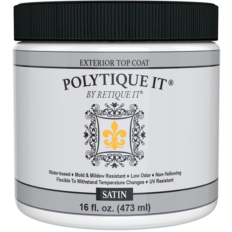 DECOART LLC TOP COAT EXTERIOR SATIN 16OZ