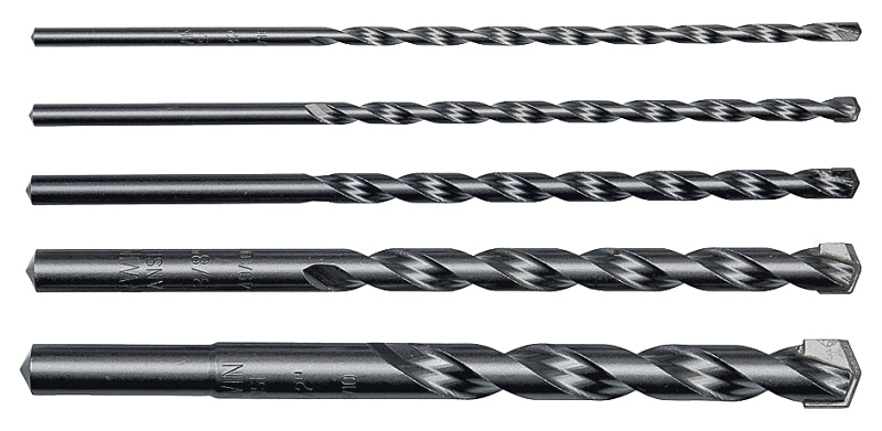 IRWIN Irwin 4935076 Hammer Drill Bit Set, 5-Piece, Carbide