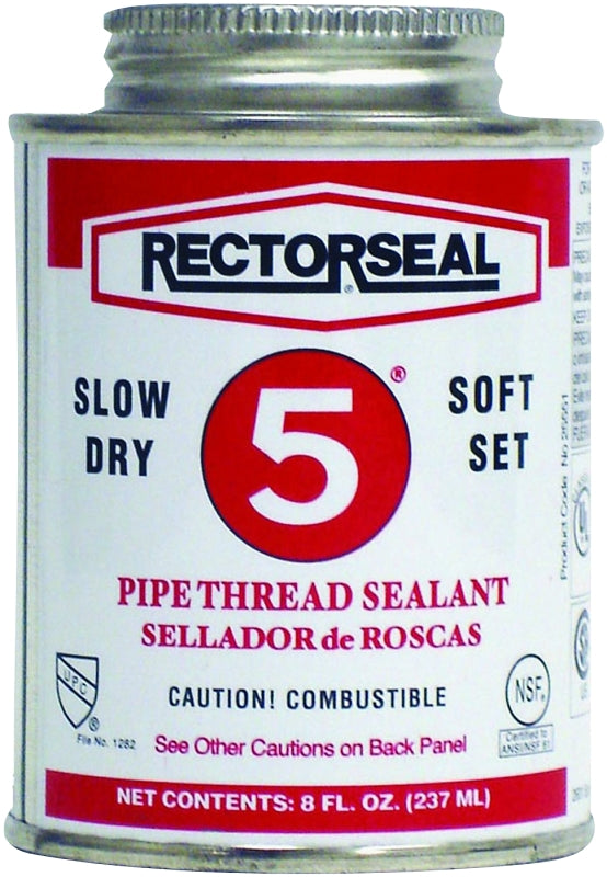 RECTORSEAL Rectorseal 25551 Thread Sealant, 0.5 pt, Can, Paste, Yellow